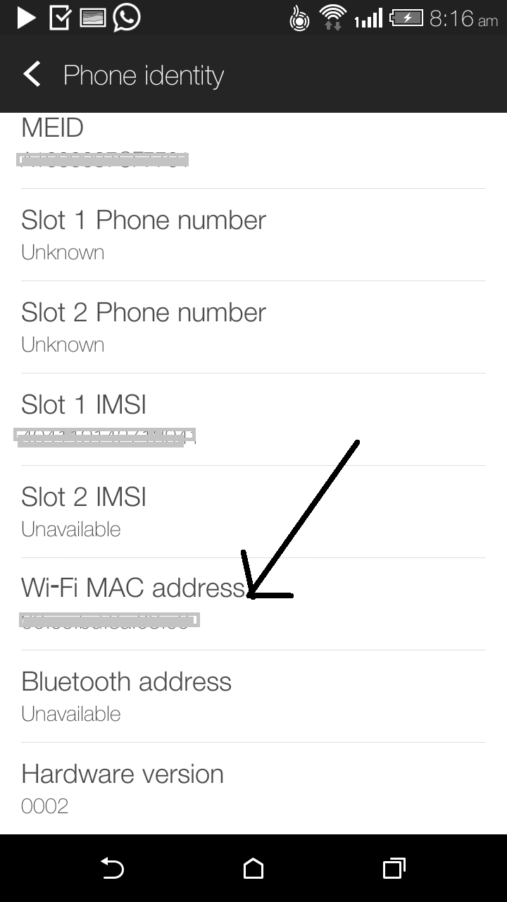 find mac address for wifi on mac